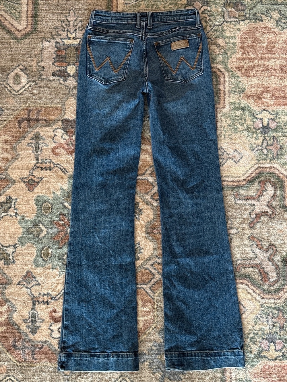 Wrangler Retro Like New Mid-rise Trousers Size 27 - Picture 9 of 12